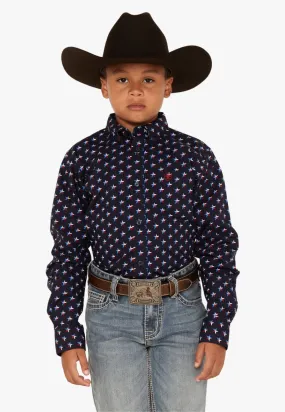 Ariat Boys Nosson Classic Fit Long Sleeve Shirt