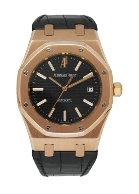 Audemars Piguet 15300OR 18K Rose Gold Men's Watch