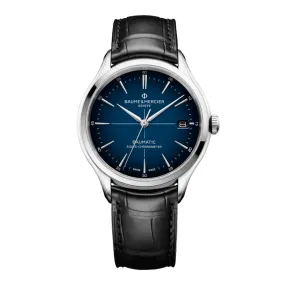 Baume & Mercier Clifton Baumatic 10467 40mm Blue Automatic Men's Watch