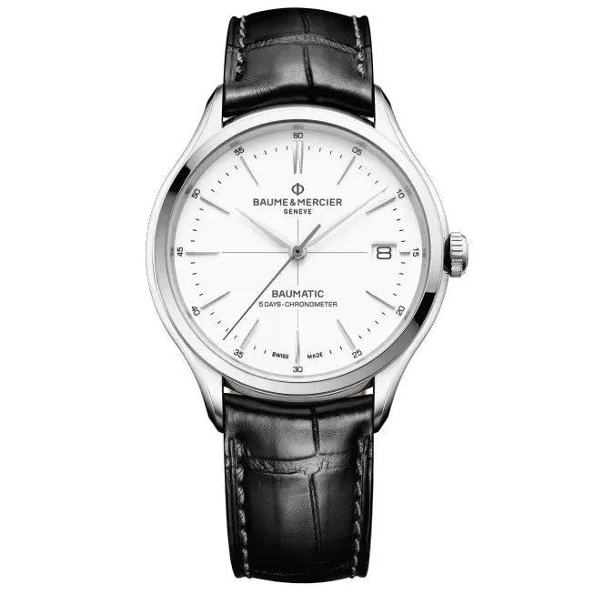 Baume & Mercier Men's Black Clifton Watch 10518