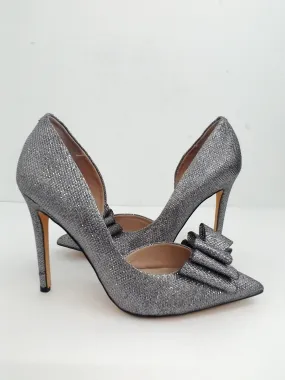 Betsey Johnson Women's Grey Prince 8.5 M