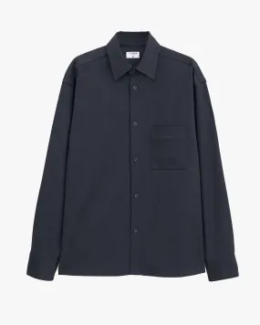 Boxy Wool Twill Shirt