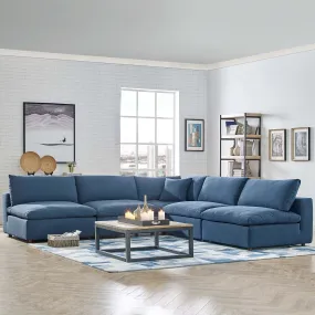 Commix Down Filled Overstuffed 5 Piece Sectional Sofa Set by Modway