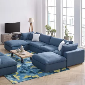 Commix Down Filled Overstuffed 6 Piece Sectional Sofa Set by Modway