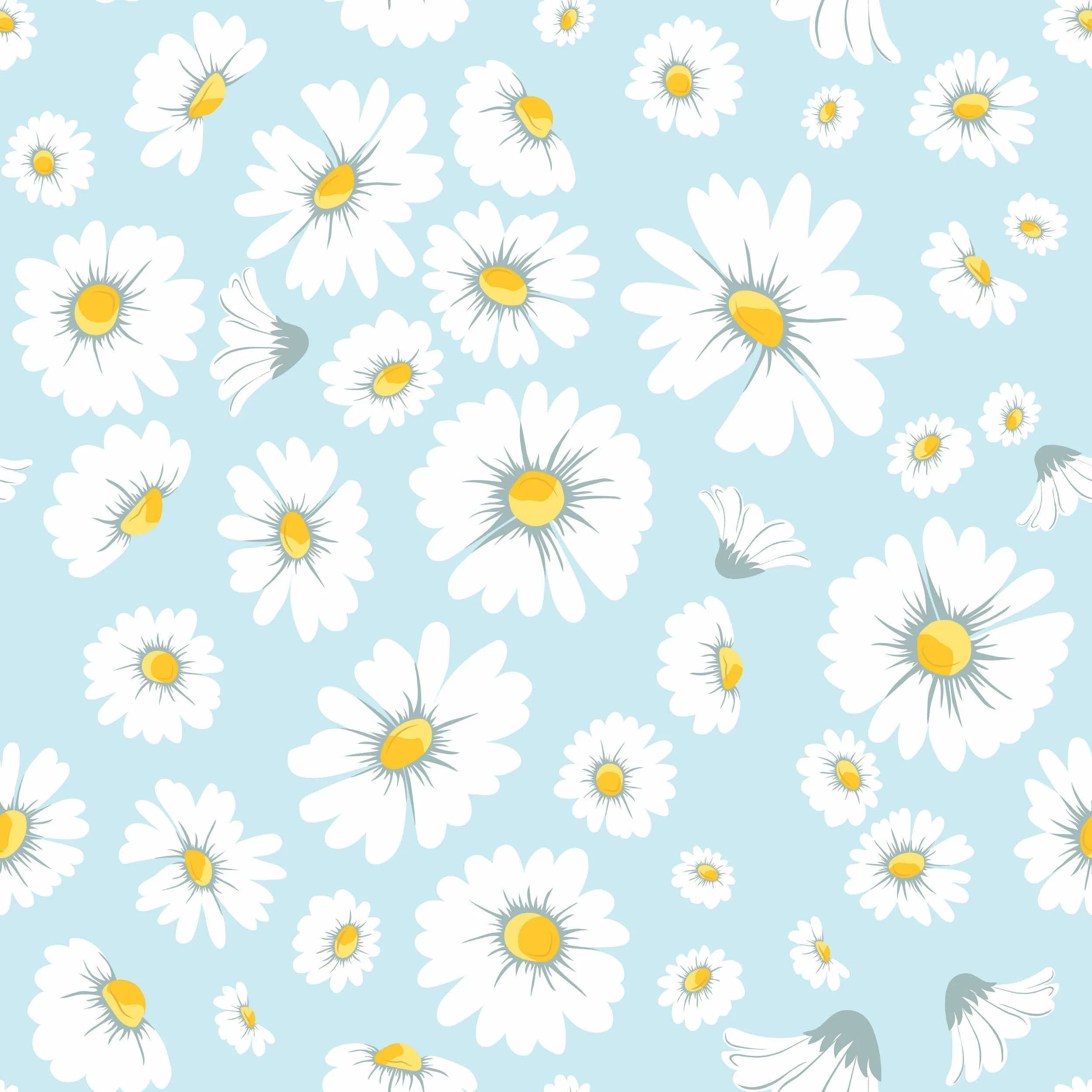 Daisy Bloom Wallpaper