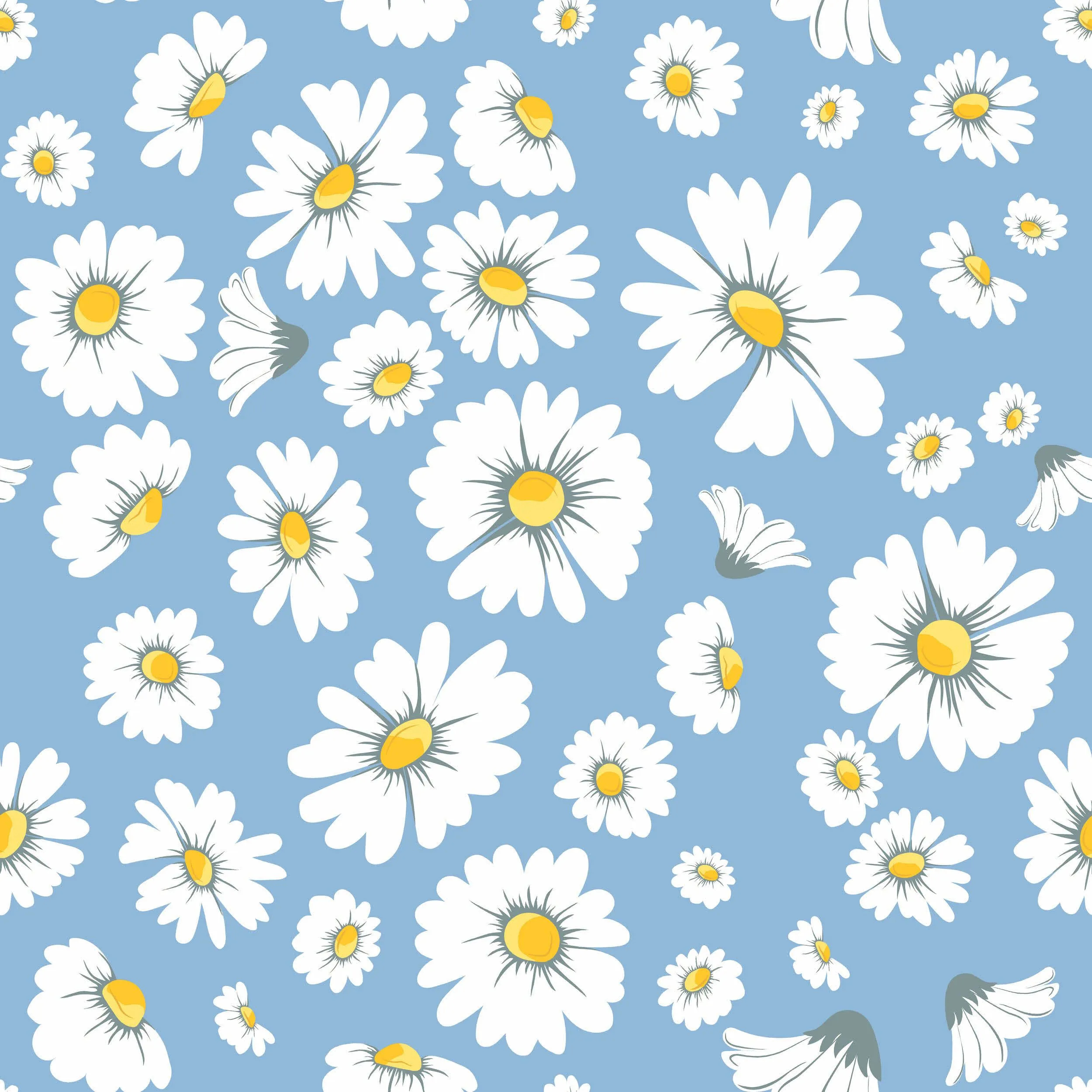 Daisy Bloom Wallpaper