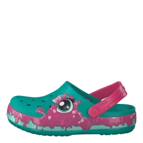 Fun Lab Slime Band Clog Kids Tropical Teal