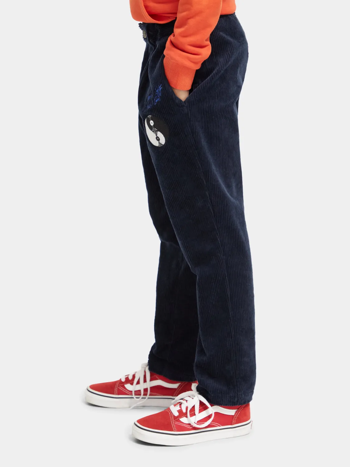 Kids - Loose tapered-fit corduroy pants