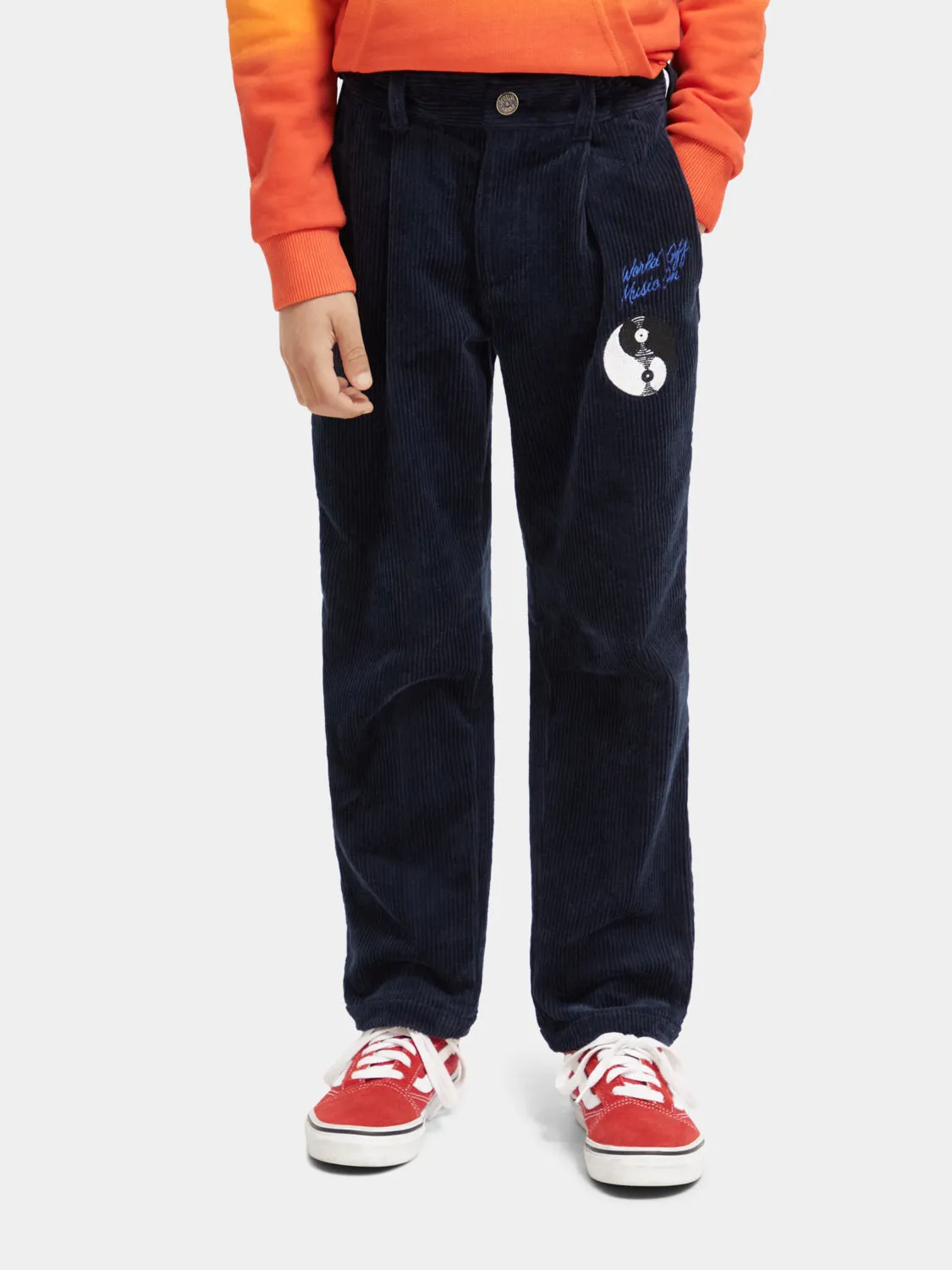 Kids - Loose tapered-fit corduroy pants