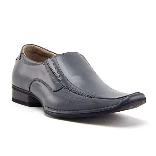 Men's 99344 Classic Square Toe Slip On Loafers Casual Dress Shoes