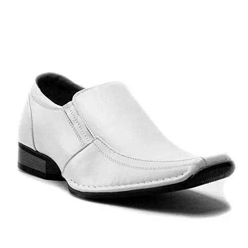 Men's 99344 Classic Square Toe Slip On Loafers Casual Dress Shoes