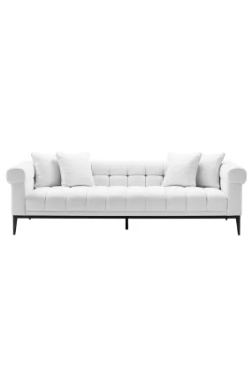 (Open Box) White Tufted Sofa | Eichholtz Aurelio