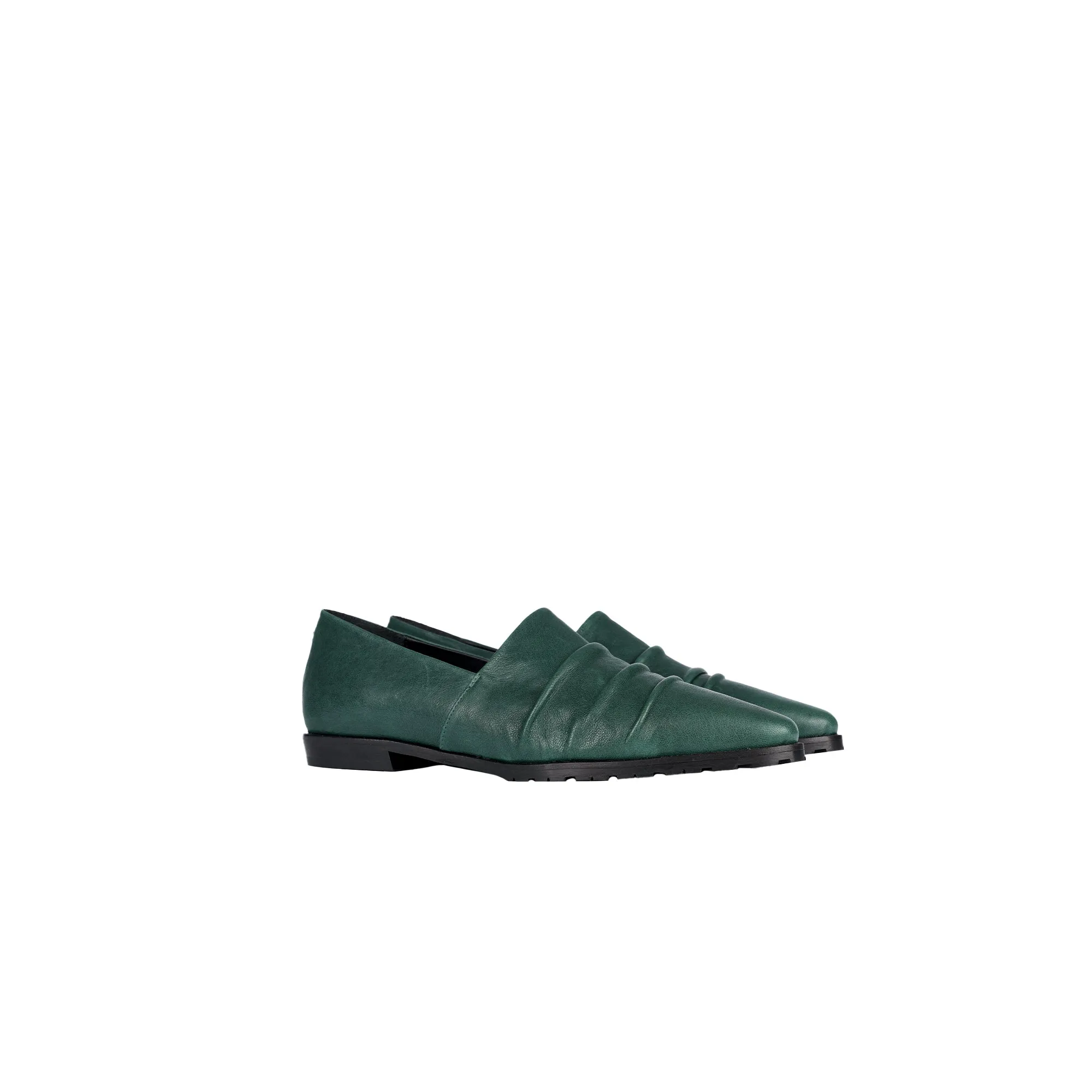 Pointed Loafer Old Iron Teal