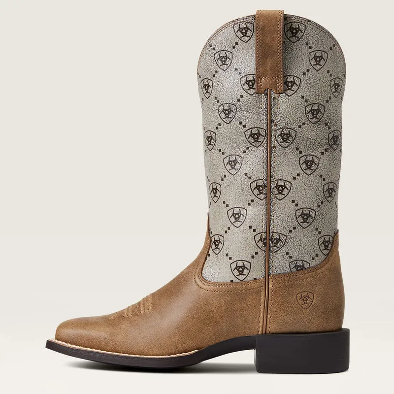 Round Up Wide Square Toe Western Boot